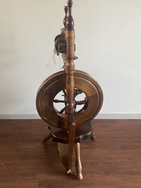 Listing 2 of 5 for Wooden Spinning Wheel