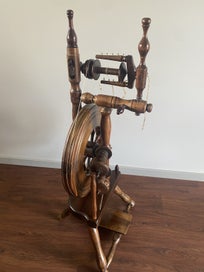 Listing 3 of 5 for Wooden Spinning Wheel