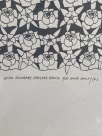 Listing 2 of 3 for Framed NZ Art Print – Tracey Williams “Small Honorary Keepsake Frock for Annie O