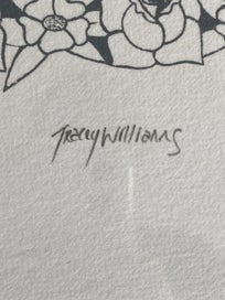 Listing 3 of 3 for Framed NZ Art Print – Tracey Williams “Small Honorary Keepsake Frock for Annie O