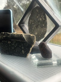 Listing 7 of 19 for RARE CM STONY IRON COARSE OCTAHEDRITE METEORITE. VERY RARE.