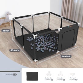 Listing 5 of 6 for Baby Playpen, Outdoor Play Yard, Portable Play Yard 4-Panel- Baby Safety Play