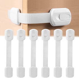 Listing 2 of 9 for 6 Pack Baby Safety Straps Locks, Multi-Use Childproofing Baby Proofing Cabine