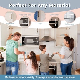 Listing 6 of 9 for 6 Pack Baby Safety Straps Locks, Multi-Use Childproofing Baby Proofing Cabine