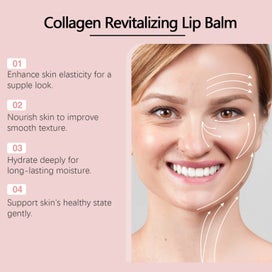 Listing 5 of 12 for 3pcs Collagen Wrinkle Bounce Multi-Moisture Balm Stick Hydrating Moisturizing...
