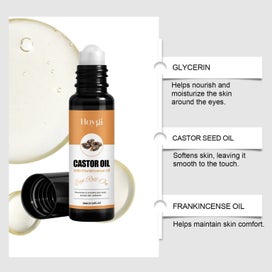 Listing 5 of 13 for 3pcs Castor Oil & Frankincense Eye Roller Ball, Under Eye Cream for Dark Circles