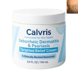 Listing 10 of 11 for 2pcs Calvris Seborrheic Dermatitis & Psoriasis Treatment Cream Beard Recovery...