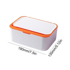Listing 5 of 7 for Baby Wipes Storage Box Dustproof Mask Storage Organizer with Lid Seal Rectang
