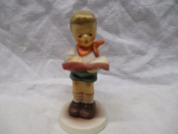 Listing 2 of 4 for POR7 2372 - West Germany Goebel Hummel - Boy reading a book - Figurine