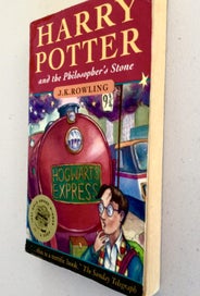Listing 2 of 7 for Harry Potter; 1st Ed, 1st State, Original Art, Bloomsbury Softcovers.