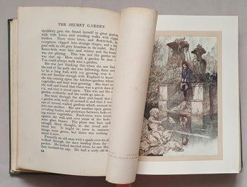 Listing 8 of 14 for Frances Hodgson Burnett: THE SECRET GARDEN (1911, 1st, ills Charles Robinson)
