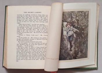 Listing 13 of 14 for Frances Hodgson Burnett: THE SECRET GARDEN (1911, 1st, ills Charles Robinson)