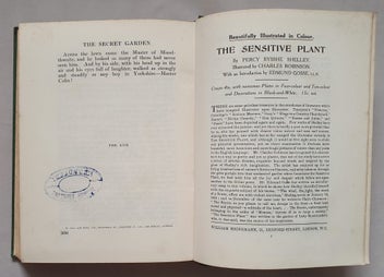 Listing 14 of 14 for Frances Hodgson Burnett: THE SECRET GARDEN (1911, 1st, ills Charles Robinson)
