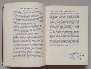 Listing 7 of 14 for Frances Hodgson Burnett: THE SECRET GARDEN (1911, 1st, ills Charles Robinson)