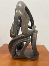 Listing 3 of 9 for Vintage Shona Stone Sculpture (5.6kg) Ukama Family Bond | Zimbabwe