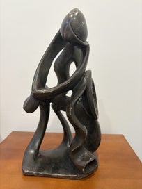 Listing 2 of 9 for Vintage Shona Stone Sculpture (5.6kg) Ukama Family Bond | Zimbabwe