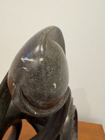 Listing 4 of 9 for Vintage Shona Stone Sculpture (5.6kg) Ukama Family Bond | Zimbabwe