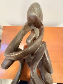 Listing 9 of 9 for Vintage Shona Stone Sculpture (5.6kg) Ukama Family Bond | Zimbabwe