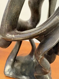 Listing 6 of 9 for Vintage Shona Stone Sculpture (5.6kg) Ukama Family Bond | Zimbabwe