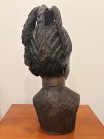 Listing 9 of 9 for Pair of Wood Busts