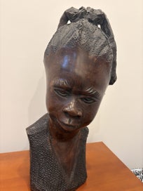 Listing 7 of 9 for Pair of Wood Busts