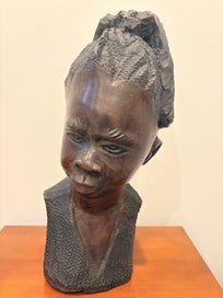 Listing 8 of 9 for Pair of Wood Busts