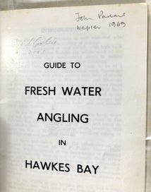 Listing 2 of 6 for In Hawkes Bay - Guide to Fresh Water Angling - Trout by C.R. Barham 1st edition