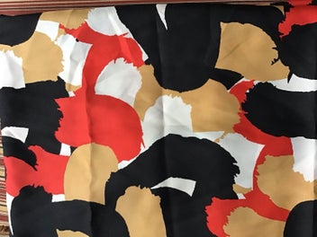 Listing 2 of 2 for 2.45m abstract print woven twill silk - 118cm