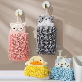 Listing 3 of 10 for Super Absorbent Wall Mounted Chenille Hand Towel For Kitchen Bathroom