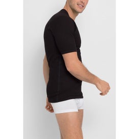 Listing 6 of 9 for Bonds Aircel Thermal Short Sleeve Tee Top Waffle Knit Raglan Mens T-Shirt MVN...