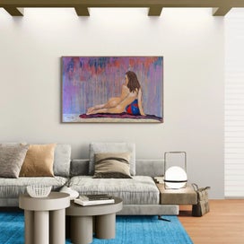 Listing 3 of 14 for ORIGINAL ACRYLIC ABSTRACT PAINTING - See Emily Play