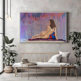 Listing 7 of 14 for ORIGINAL ACRYLIC ABSTRACT PAINTING - See Emily Play