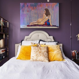 Listing 10 of 14 for ORIGINAL ACRYLIC ABSTRACT PAINTING - See Emily Play