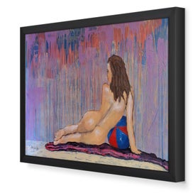 Listing 11 of 14 for ORIGINAL ACRYLIC ABSTRACT PAINTING - See Emily Play