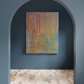 Listing 4 of 11 for ORIGINAL ACRYLIC ABSTRACT PAINTING - In-A-Gadda-Da-Vida 30"x 40"