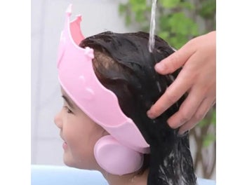 Listing 3 of 10 for Kids Ear Protection Adjustable Baby Bath Cap