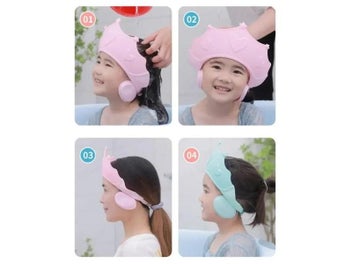 Listing 6 of 10 for Kids Ear Protection Adjustable Baby Bath Cap
