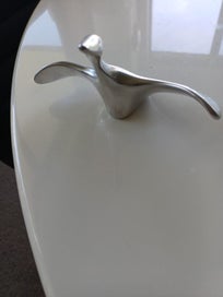 Listing 2 of 3 for Aluminum goose sculpture.
