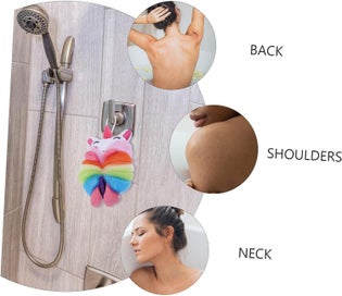 Listing 4 of 5 for Kids Bath Balls Set, Baby Bath Accessories with Loofah Scrubber, Mesh Pouf, a