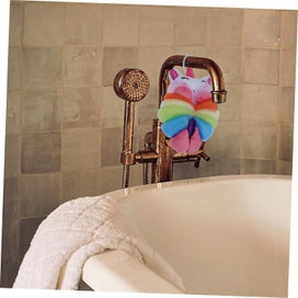 Listing 5 of 5 for Kids Bath Balls Set, Baby Bath Accessories with Loofah Scrubber, Mesh Pouf, a