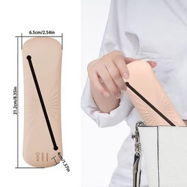 Listing 3 of 5 for Large Silicone Travel Makeup Brush Holder and Sponge Holder (2 pcs), Makeup B