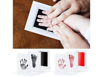 Listing 4 of 10 for 124pcs Non-Toxic Baby Handprint Footprint Kit For Gifts