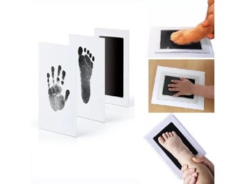 Listing 6 of 10 for 124pcs Non-Toxic Baby Handprint Footprint Kit For Gifts