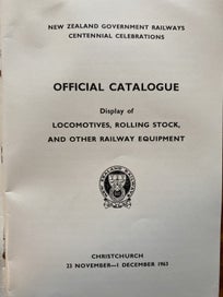 Listing 5 of 9 for NZ Railways Centennial 1963 – Official Locomotive & Rolling Stock Catalogue