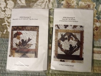 Listing 5 of 16 for Pearl Louise Design #580 Blessings Applique Quilt Pattern and Fabric