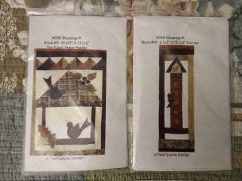 Listing 11 of 16 for Pearl Louise Design #580 Blessings Applique Quilt Pattern and Fabric