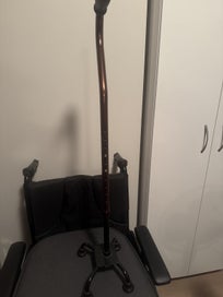 Listing 10 of 10 for Fold up recline wheelchair and 4 point walking stick in excellent condition