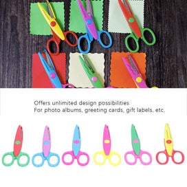 Listing 9 of 9 for Set Of 6,Craft Scissors Decorative Edge, Craft Punch And Creative Scissors,Ha