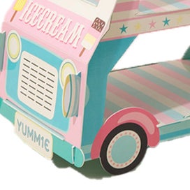 Listing 4 of 6 for Cartoon Car Cake Stand Dessert Table DIY Disposable Paper Tray Stand for Birt