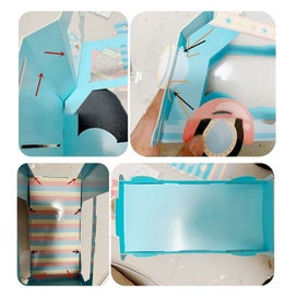 Listing 5 of 6 for Cartoon Car Cake Stand Dessert Table DIY Disposable Paper Tray Stand for Birt